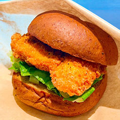 高タンパクチキンフィレサンド